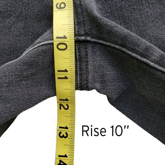 American Eagle Hi Rise Jegging Dream Stretch Black Size 6 - Picture 10 of 16